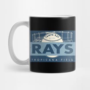 Tampa Bay Rays Banner by Buck Tee Originals Mug